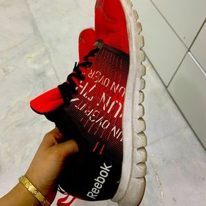 Reebok red shoes